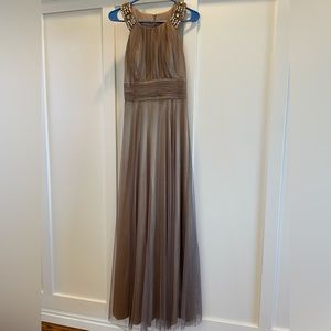 Champagne prom dress
